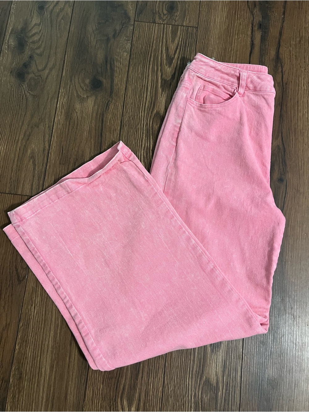 Entro Pink Straight-Leg Jeans